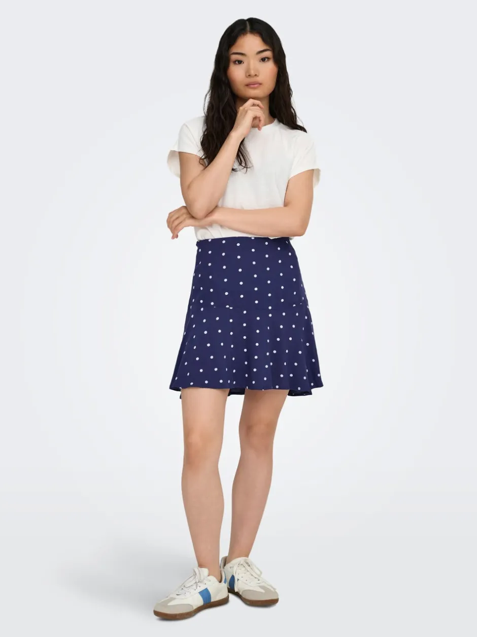 Discount ONLKESHAV Skaternederdel Kort nederdel Dame Nederdele