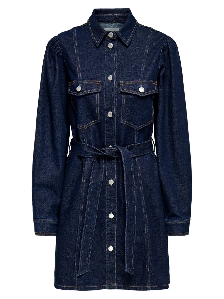 Sale ONLKETTY Kort kjole Dame Kjoler|Double Denim