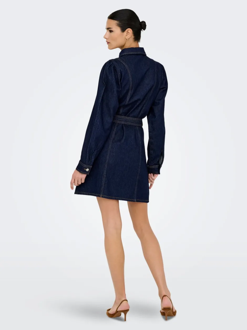 Sale ONLKETTY Kort kjole Dame Kjoler|Double Denim