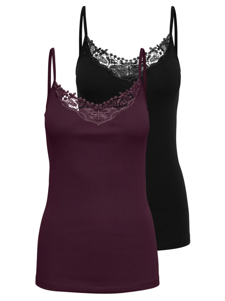 Sale ONLKIRA 2-pack Tanktop Dame Toppe