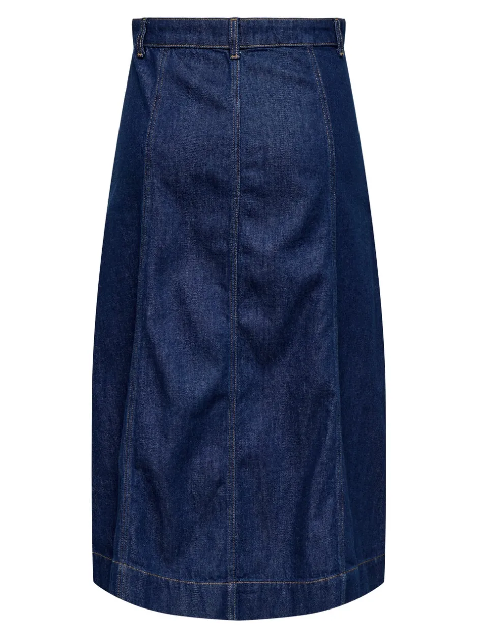 Hot ONLKLARA A-formet nederdel Lang nederdel Dame Nederdele|Denimnederdele