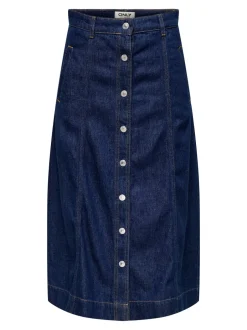 Hot ONLKLARA A-formet nederdel Lang nederdel Dame Nederdele|Denimnederdele