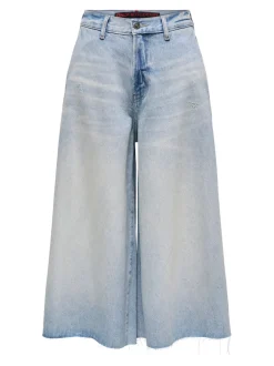 Sale ONLLA Høj talje Wide leg fit Lang Jeans Dame Jeans|Jeans