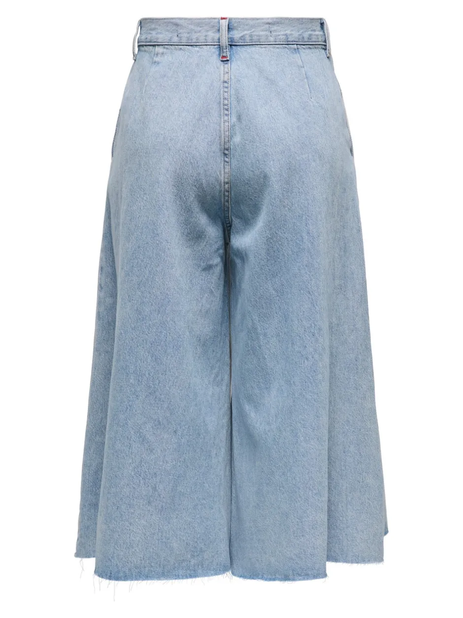 Sale ONLLA Høj talje Wide leg fit Lang Jeans Dame Jeans|Jeans