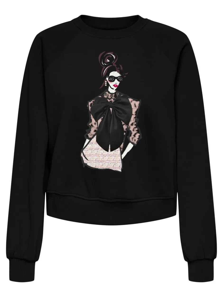 Sale ONLLABINET Sweatshirt Dame Sweatshirts