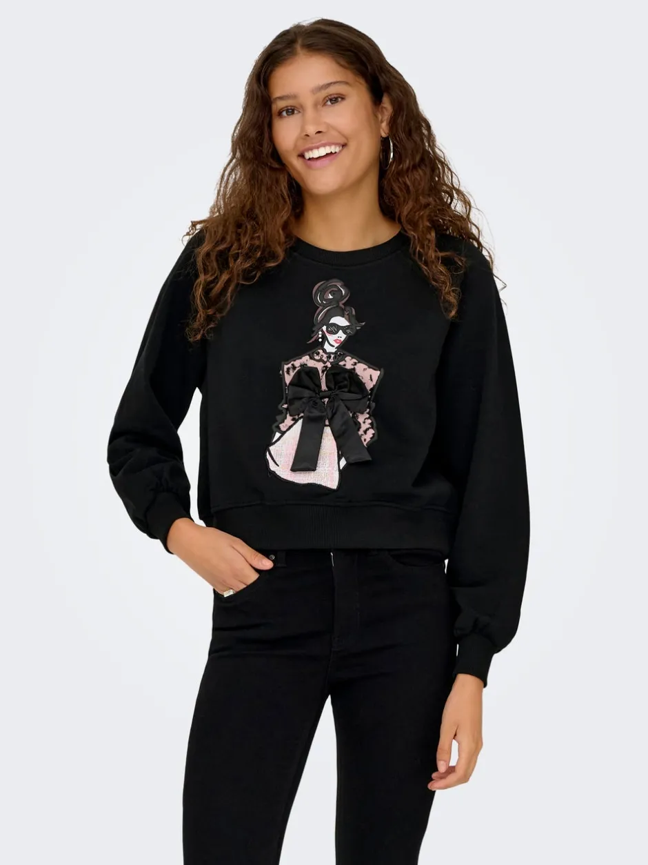 Sale ONLLABINET Sweatshirt Dame Sweatshirts