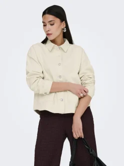 New ONLLARA Denimjakke Dame Jakker Og Frakker|Double Denim