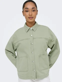 ONLLARA Denimjakke Dame Jakker Og Frakker|Double Denim
