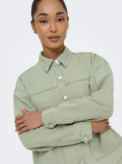 ONLLARA Denimjakke Dame Jakker Og Frakker|Double Denim