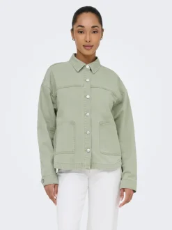 ONLLARA Denimjakke Dame Jakker Og Frakker|Double Denim