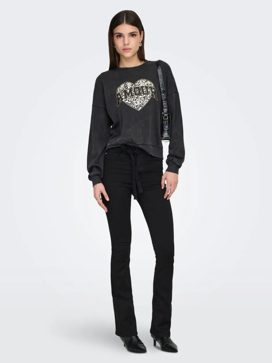 Hot ONLLAUREN Sweatshirt Dame Sweatshirts