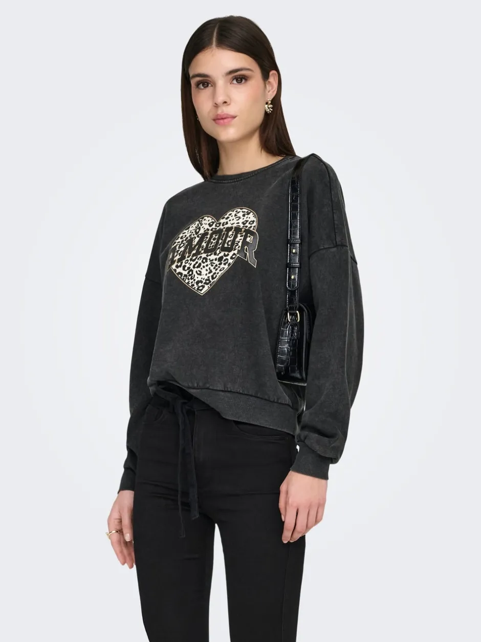 Hot ONLLAUREN Sweatshirt Dame Sweatshirts
