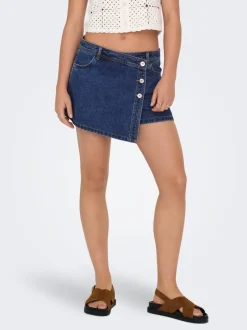 Sale ONLLESLY Nederdel Mininederdel Dame Accessories|Denimshorts