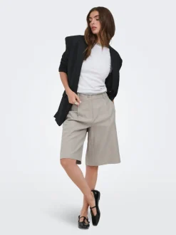Hot ONLLINDA Høj talje Loose fit Bermuda-shorts Dame Shorts
