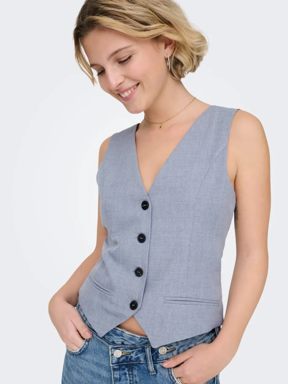 Outlet ONLLINDA Tailored vest Dame Toppe