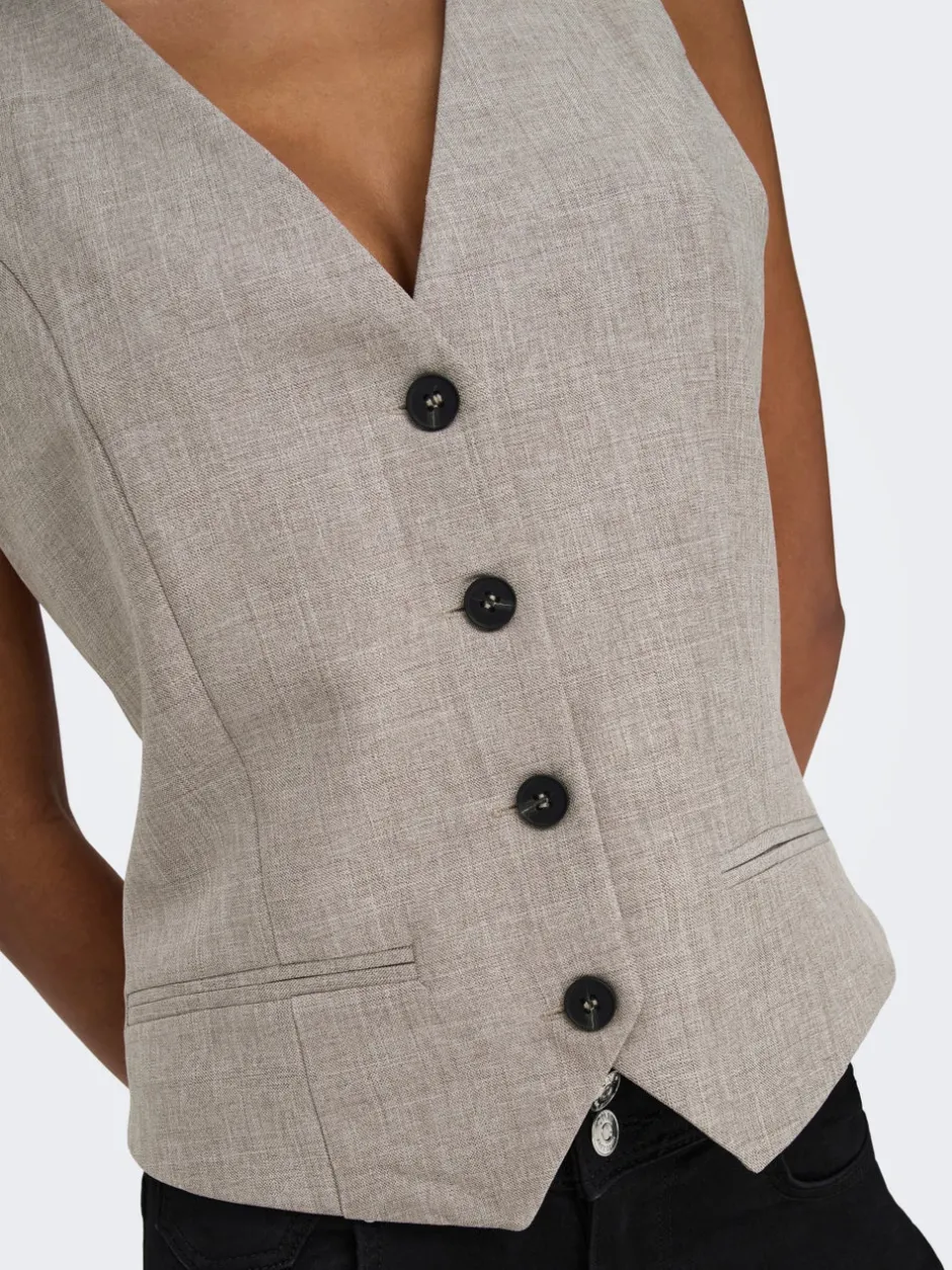 Sale ONLLINDA Tailored vest Dame Toppe