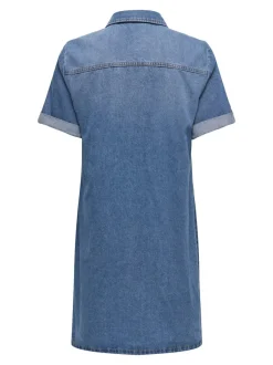 ONLLISA Kort kjole Dame Kjoler|Double Denim