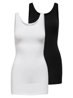 New ONLLIVE 2-pack Tanktop Dame Toppe