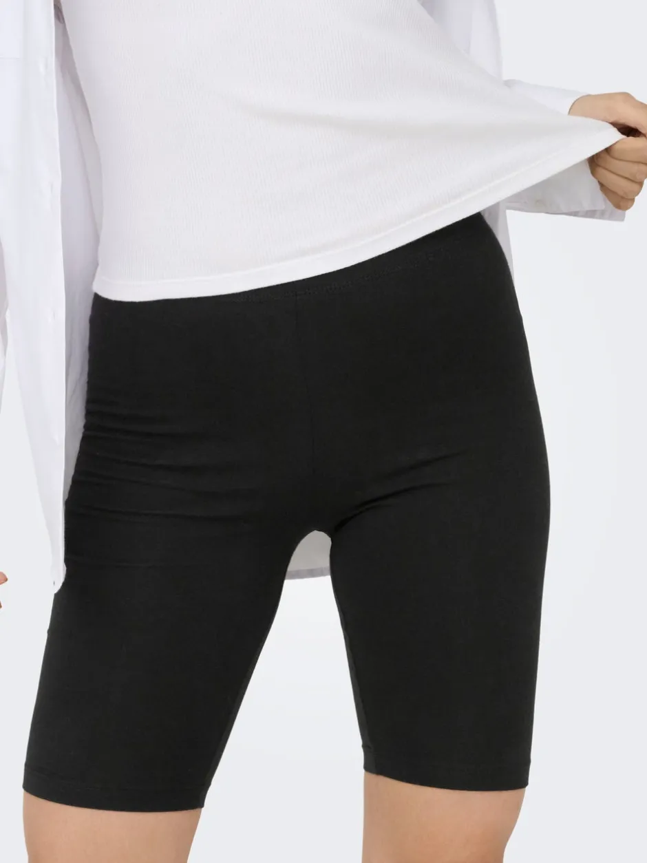 Hot ONLLIVE Slim fit 2-pack Bikershorts Dame Shorts