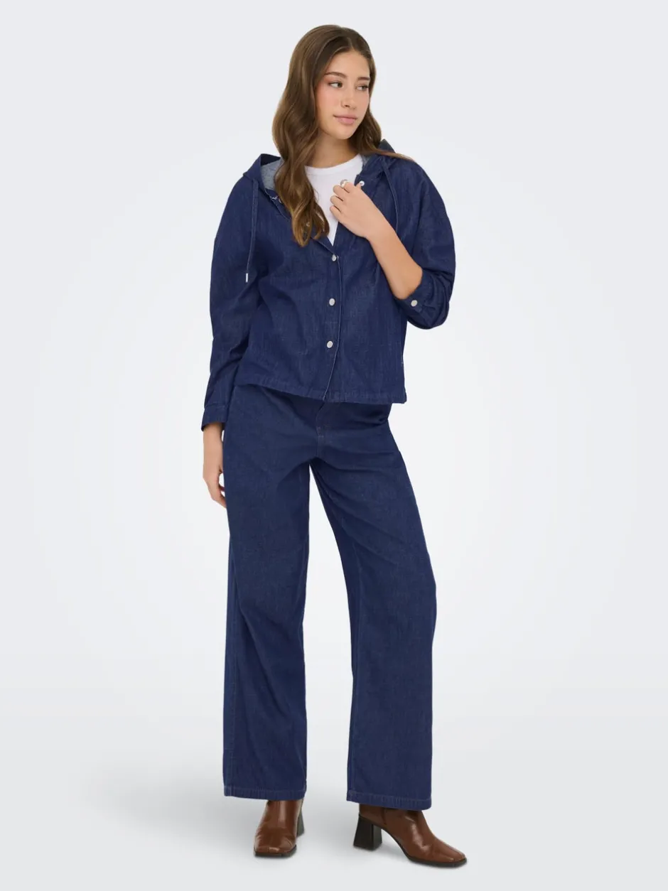 New ONLLIZZY Denim-skjorte Dame Skjorter