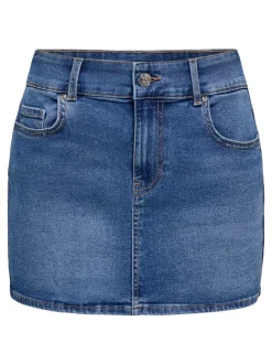 Sale ONLLOLA Denim-nederdel Mininederdel Dame Nederdele