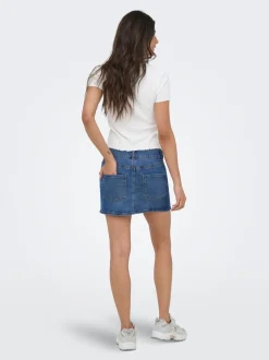 Sale ONLLOLA Denim-nederdel Mininederdel Dame Nederdele