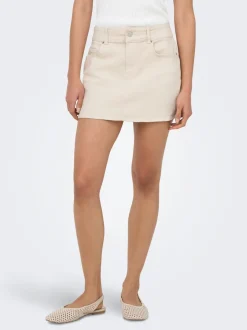 Sale ONLLOLA Denim-nederdel Mininederdel Dame Nederdele
