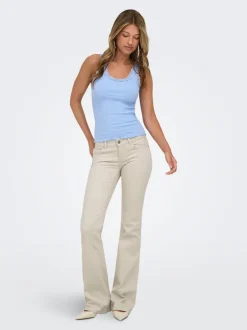 Clearance ONLLOLA Lav talje Flared fit Jeans Dame Jeans|Jeans