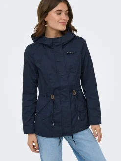 Best ONLLORCA Lang parka Dame Jakker Og Frakker