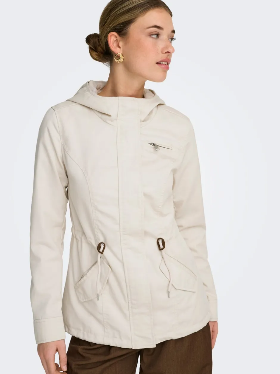 New ONLLORCA Lang parka Dame Jakker Og Frakker
