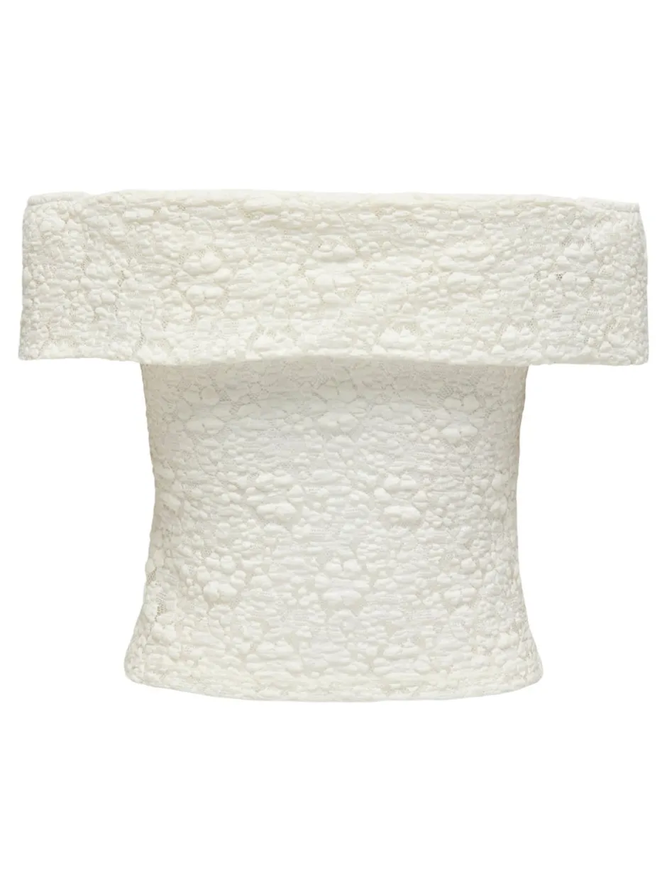 New ONLLORENZA Off shoulder top Dame Toppe