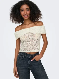 New ONLLORENZA Off shoulder top Dame Toppe