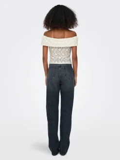 New ONLLORENZA Off shoulder top Dame Toppe
