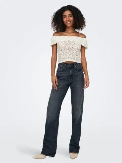 New ONLLORENZA Off shoulder top Dame Toppe
