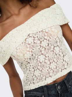 New ONLLORENZA Off shoulder top Dame Toppe
