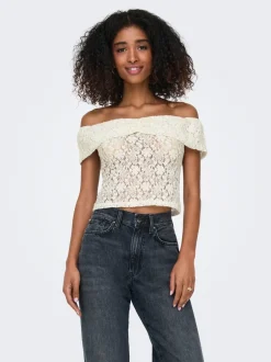 New ONLLORENZA Off shoulder top Dame Toppe