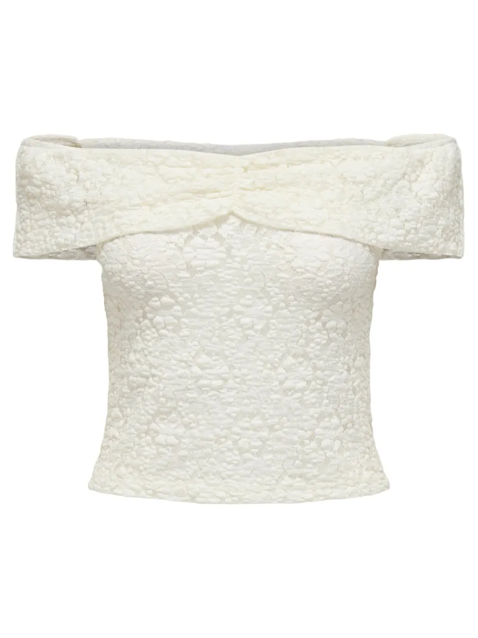 New ONLLORENZA Off shoulder top Dame Toppe
