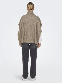 Hot ONLLOVISA Poncho Dame Strik & Cardigans