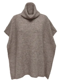 Hot ONLLOVISA Poncho Dame Strik & Cardigans
