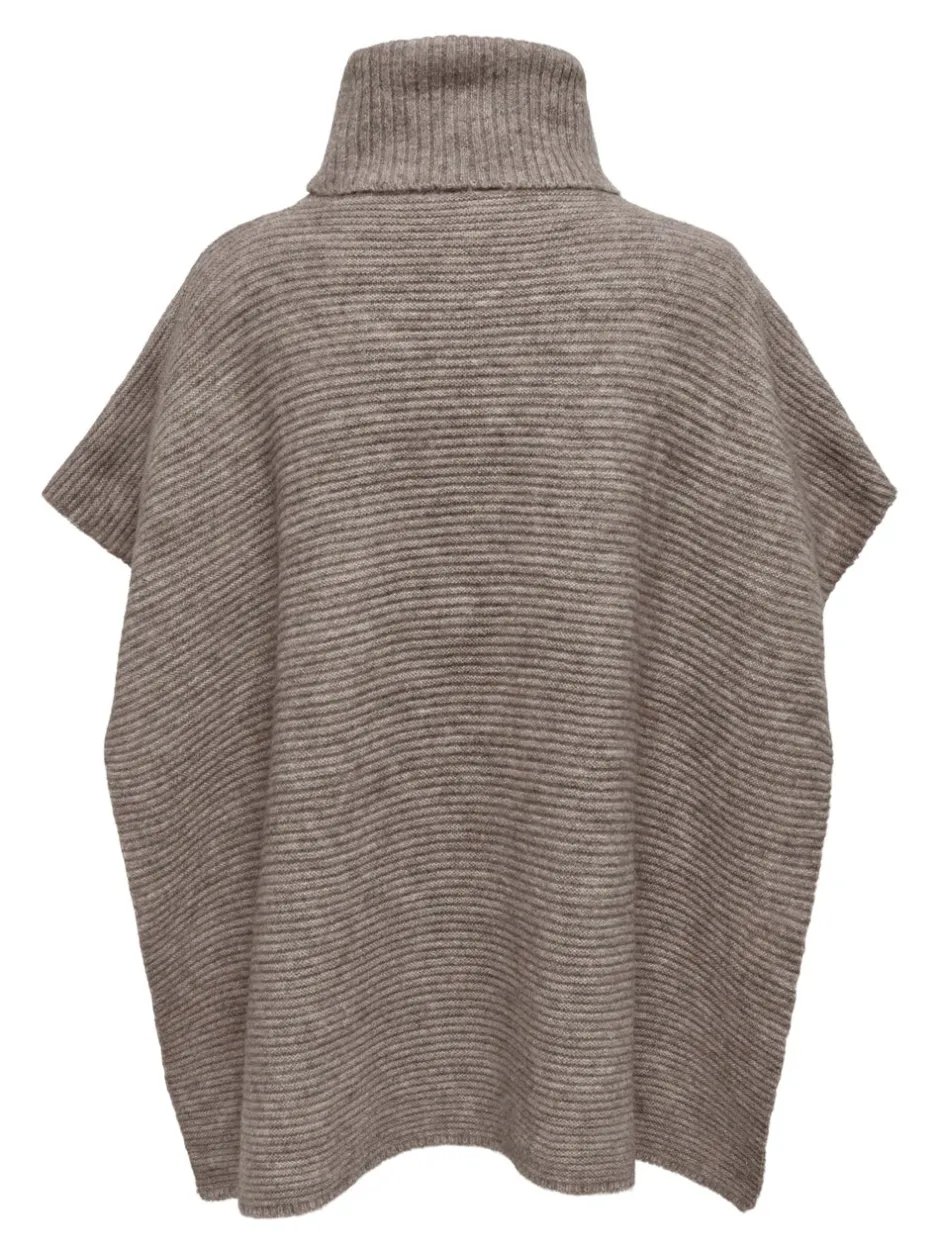 Hot ONLLOVISA Poncho Dame Strik & Cardigans