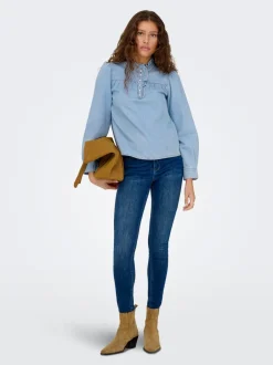 New ONLLUCIA Denim-skjorte Dame Skjorter
