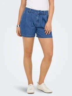 Outlet ONLLUKA Mellemhøj talje Loose fit Denim-shorts Dame Shorts