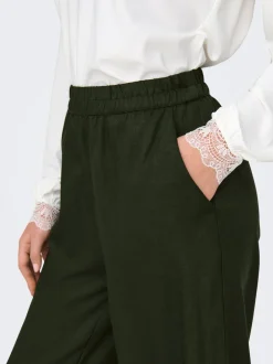 Hot ONLLULU Regular fit Bukser i wide fit Dame Bukser
