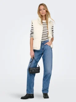 New ONLLUMI Mellemhøj talje Mom fit Jeans Dame Jeans|Jeans