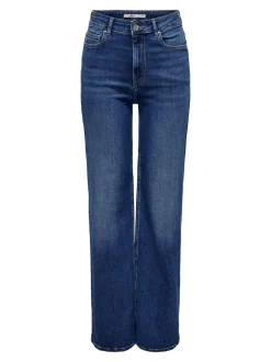 ONLLUNA Høj talje Wide leg fit Jeans Dame Jeans|Jeans