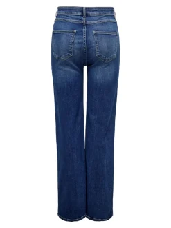 ONLLUNA Høj talje Wide leg fit Jeans Dame Jeans|Jeans