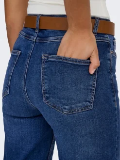 ONLLUNA Høj talje Wide leg fit Jeans Dame Jeans|Jeans
