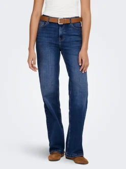 ONLLUNA Høj talje Wide leg fit Jeans Dame Jeans|Jeans