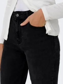 Hot ONLLUNA Høj talje Wide leg fit Jeans Dame Jeans|Jeans