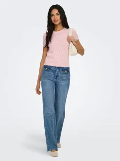 ONLLUNA Strikket T-shirt Dame Strik & Cardigans